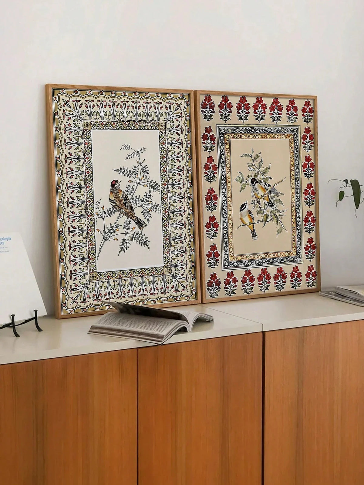 affiches imprimées oiseaux fleurs vintage classiques intérieur salon chambre 20x30cm 30x40cm 40x60cm 50x70cm