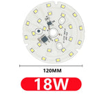 Plaque LED Downlight Chip 3W 5W 7W 9W 12W 15W 18W Blanc Diodes Modernes