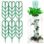support plante feuilles stylisées moderne vert adhésif balcon jardin pot fleur fixe croissance optimale