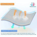 couverture climatisation bleu clair fine été respirante polyester lisse double face moderne refroidissement