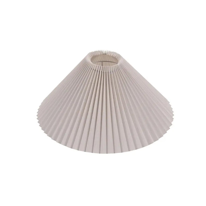 abat jour plissé rouge gris moderne imprimé floral annuel métallique table lampshade contemporain déco