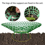 support fraisiers vert moderne grille géométrique opacité hauteur 4cm 26cm large