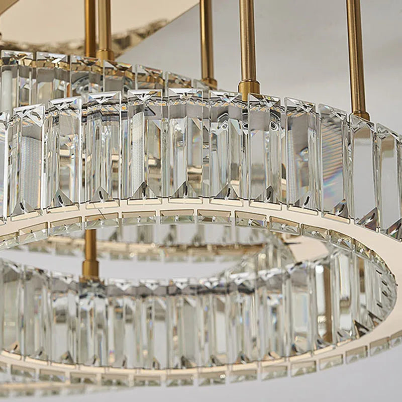 lampe moderne or transparent facettes élégante invisible 249 2000lm 90 260v assemblage salon
