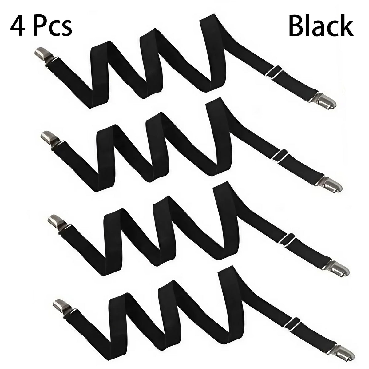sangles lit élastiques clips métalliques noir blanc réglables moderne chambre coucher sécurité confort horizontal