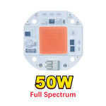 Chip LED COB 50W 70W 100W blanc orange full spectrum connecteurs solderless modernes