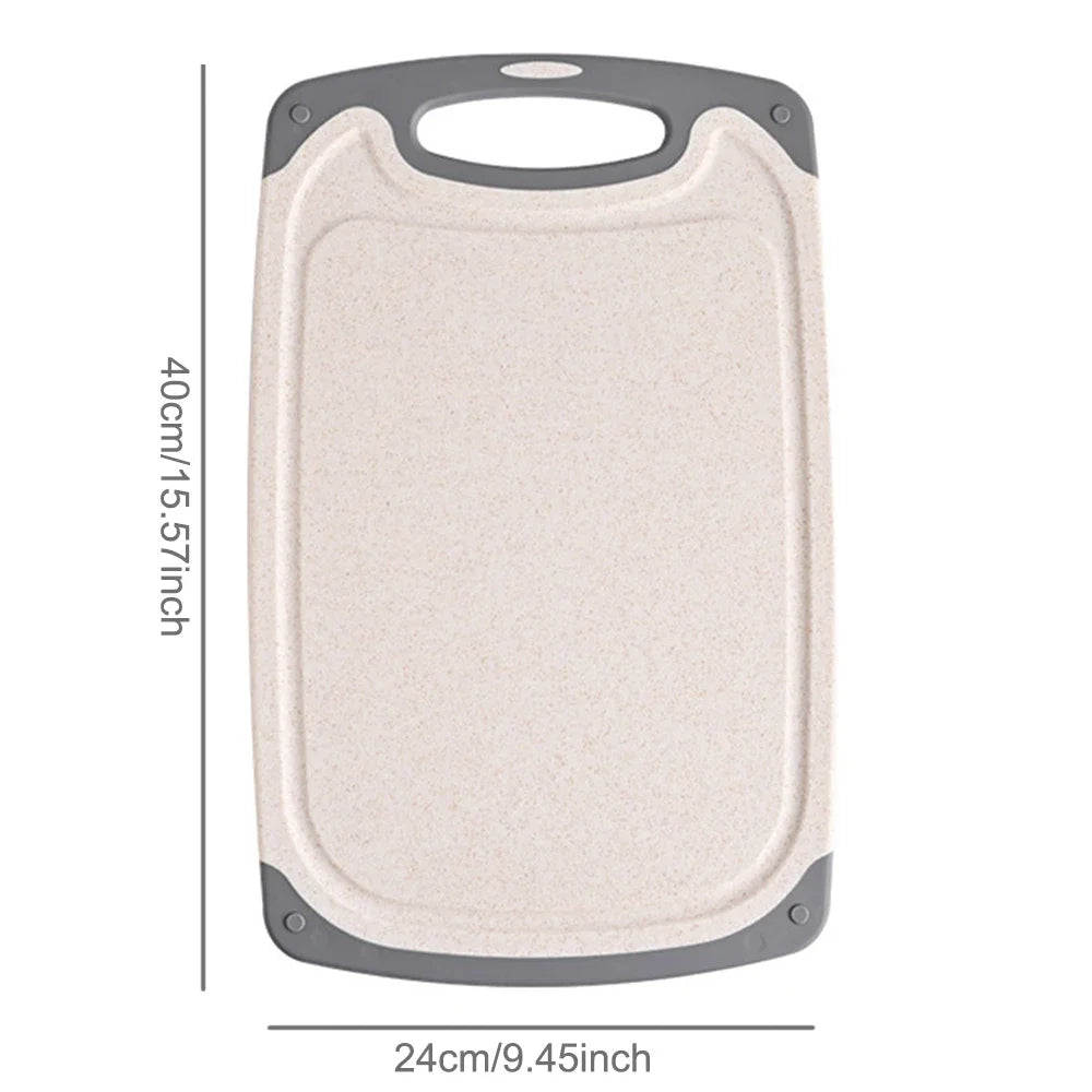 planche découper moderne poignées intégrées motif granulé noir gris beige respectueuse environnement multifonctionnable accrochable