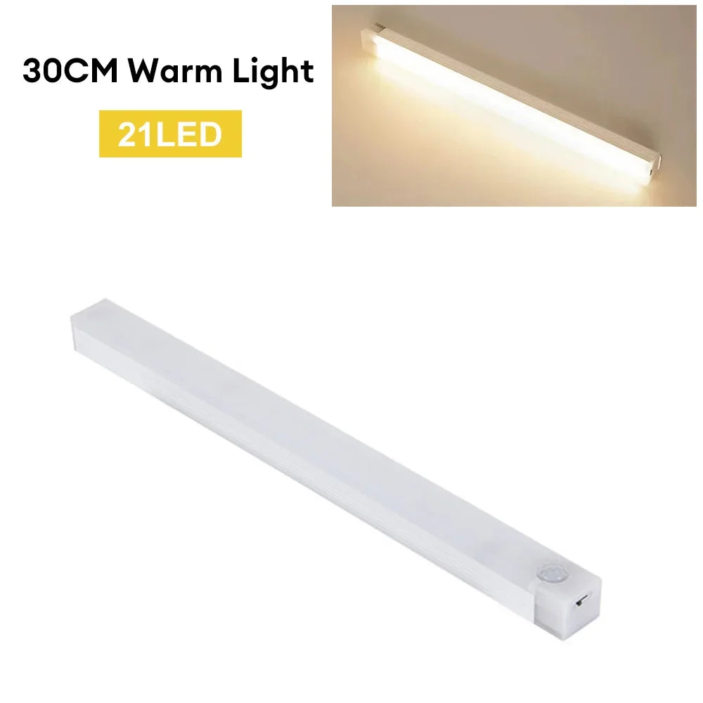 lampe led rechargeable détecteur mouvement blanc moderne 20cm 30cm 50cm type