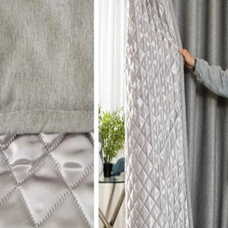 Rideau isolant thermique et phonique, parfait pour améliorer le confort de votre intérieur. Idéal pour réduire les nuisances sonores et conserver la chaleur, il offre une solution pratique pour une maison plus agréable. Design moderne et élégant pour s'intégrer facilement à tout type de décoration. Accessoire essentiel pour un espace de vie paisible et confortable.