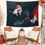 tapisserie moderne lil peep noir rose chambre salon 39x59inch 47x71inch