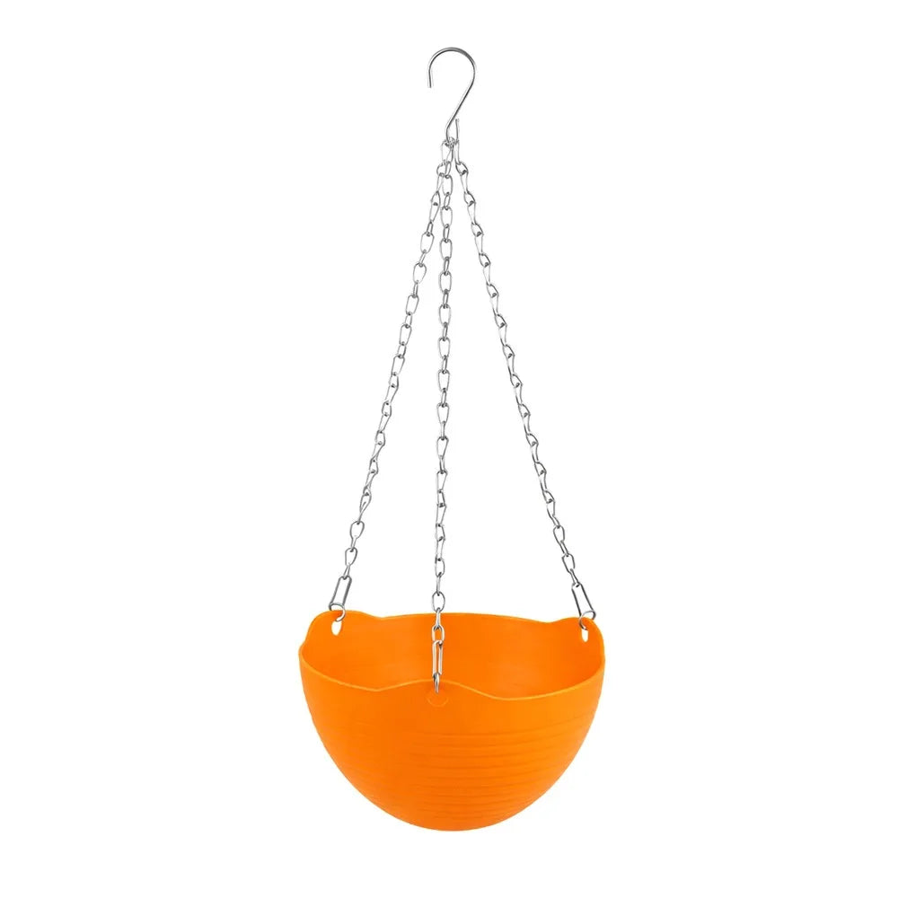 pots fleurs suspendus moderne rayures horizontales blanc vert rose orange jaune bleu beige