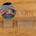 supports découpe transparents grille adhésif moderne bricolage scrapbooking