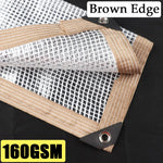 bâche maille transparente imperméable protection plantes jardin voile extérieur métalliques