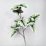 plantes artificielles vertes feuilles variées moderne minimaliste intérieur décoration maison