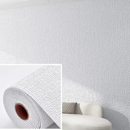 sticker mural 3d texture lin bleu clair rose pâle vert clair moderne adhésif résistant