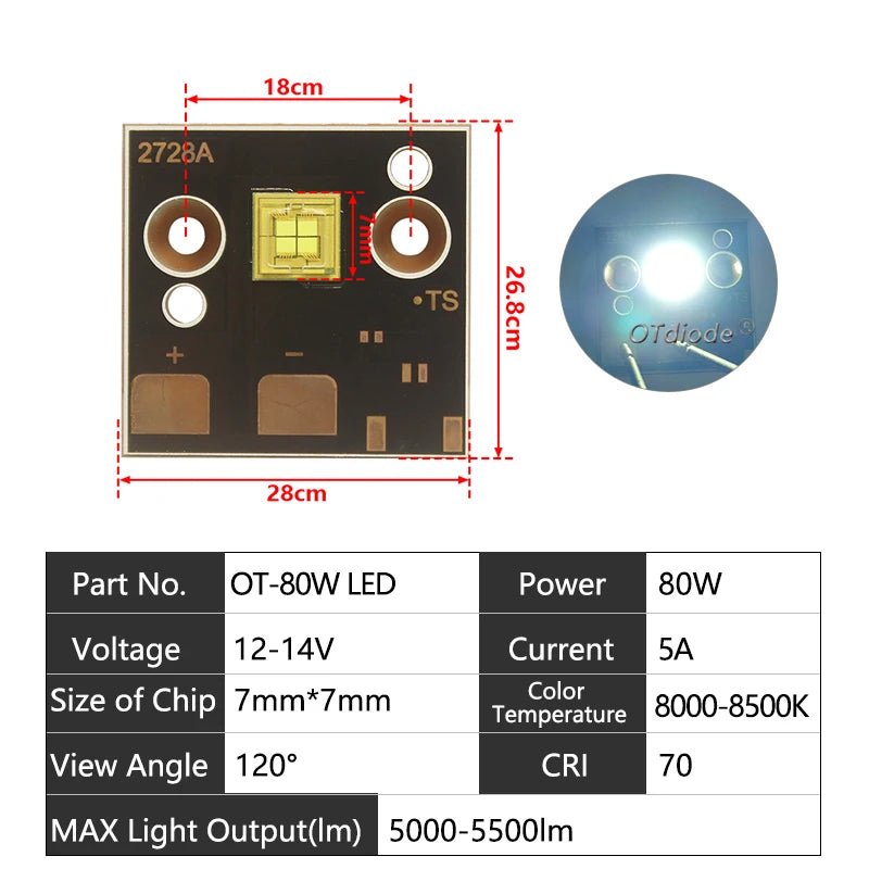 composant électronique led 60w 80w 90w 3v 5v 12v noir doré gris pcb cuivre