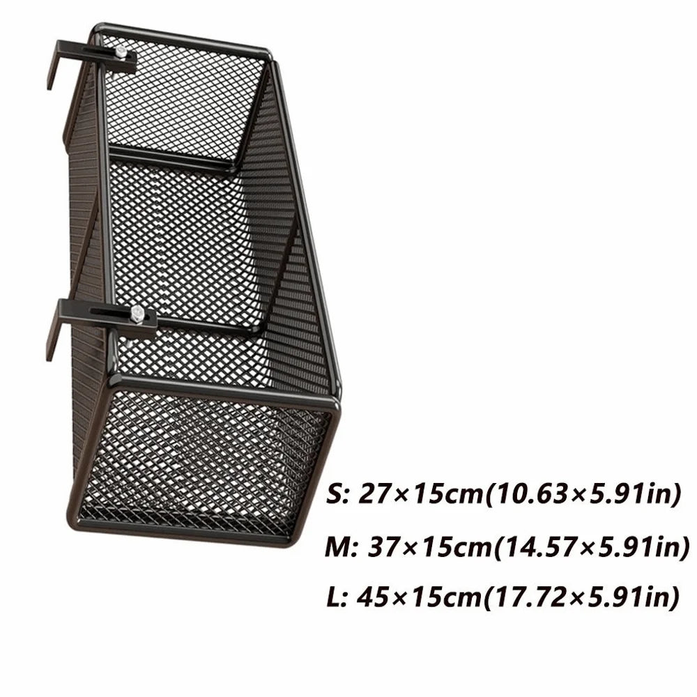 bac fleurs moderne fer forgé noir beige maille métallique clipsReusableBlackWhiteModernDesignPlantHolderSML