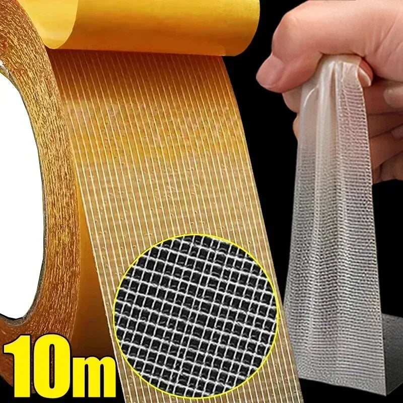 ruban adhésif électrique jaune gris moderne texture maille adhésif fort 10m sans trace