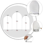 Backdrop photo studio licorne arc ciel table runner pieds métalliques sac transport rose blanc
