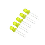 diodes led bleu vert rouge jaune blanc 5mm 100 pièces kit bricolage électronique