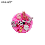 moule gâteau silicone animaux rose décoration cake chocolat cookies modernes enfants