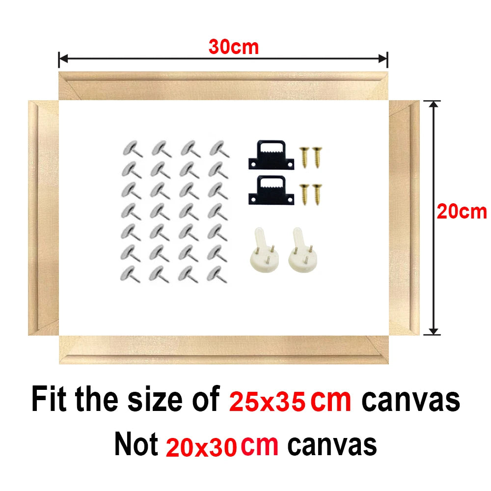 cadre mural moderne bois fleurs paysages océan textes 20x30cm 25x35cm