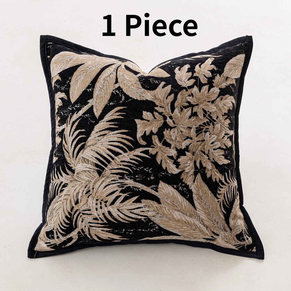 drap lit moderne feuilles palmier blanc noir beige adhésif élégant chambre maison decoration commercial