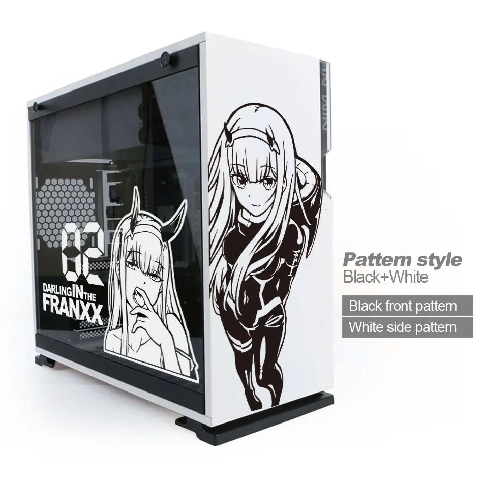 boîtes rangement anime darlings franxx blanc noir transparent modernes illustratives