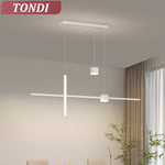 suspension lumineuse moderne led blanc noir minimaliste intérieur salon cuisine chambre restaurant