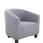 housse fauteuil moderne carreaux gris blanc élastique décorative salon salon maison intérieur