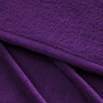 couverture violet douce velours moderne 100 polyester cachemire hiver 130x150cm fixations