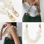 bracelet blanc rondes moderne boucle dorée chic métal opaque 23cm
