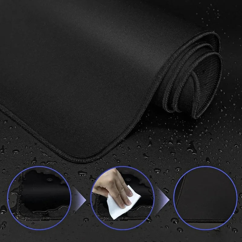 tapis souris bleu rouge noir ornements floraux adhésif gaming classique ethnique