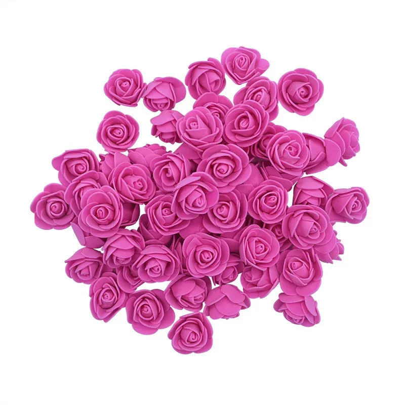 décoration mariage intérieur fleurs artificielles multicolores roses relief festive maison cadeaux anniversaire