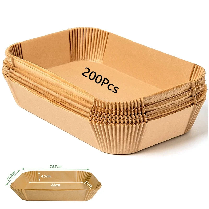 tapis cuisson marron rayures verticales pochoirs cuisine moderne 25.5cm 17.5cm 100 pièces 200 pièces