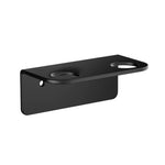 porte savon mural moderne noir salle bain 20x6.5x5cm deux bouteilles savon