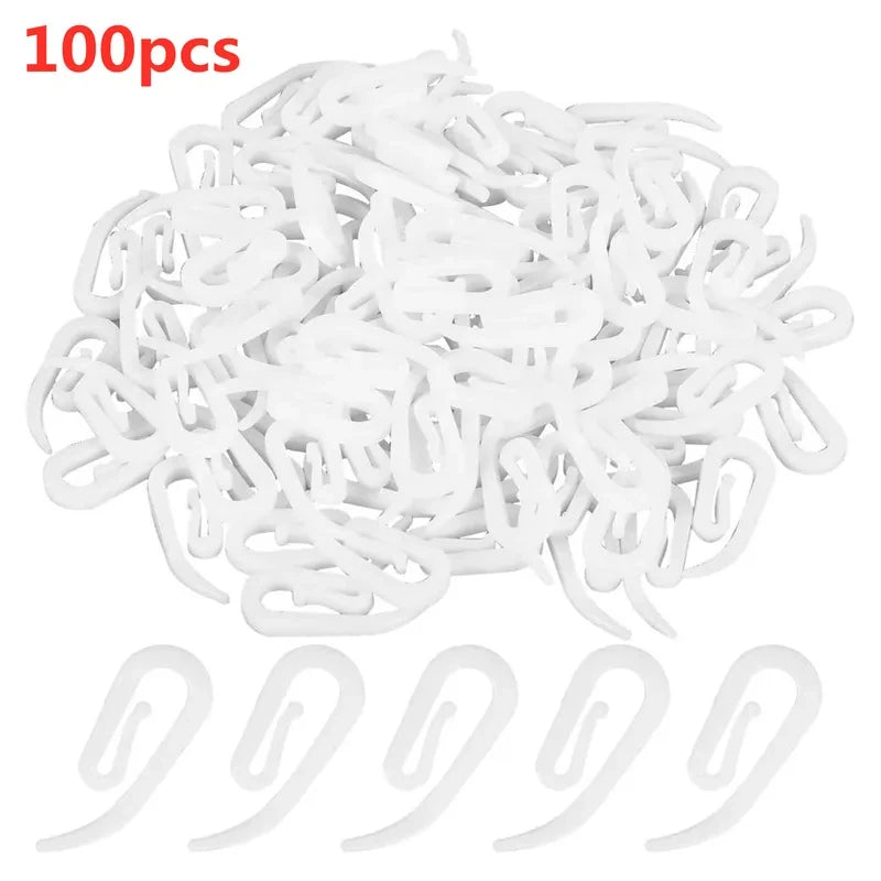 clips rideau blancs modernes fenêtres 100pcs 200pcs 500pcs accessoire décoration