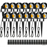 projecteur éclairage extérieur led 12v ip65 moderne câble connecteur piquet noir 1mètre
