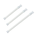 tiges suspension blancs adhésives modernes salle bain sans perçage 30 90cm réglables
