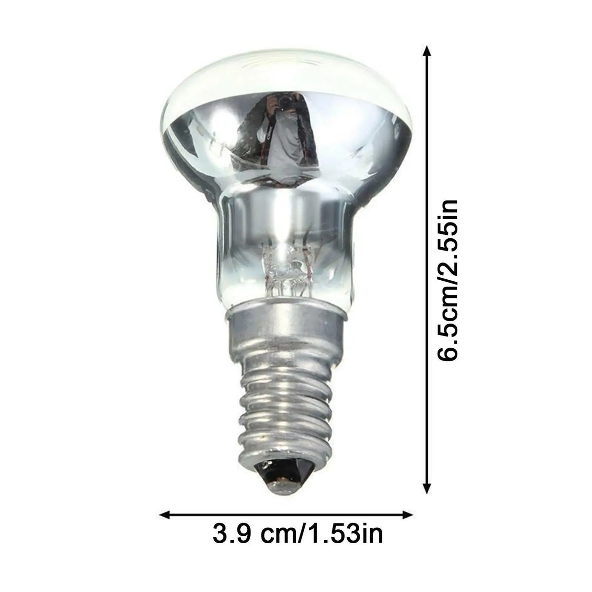 ampoule incandescence e14 r39 transparente classique 25w opacité lumineuse 249 lumens moins