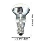 ampoule incandescence e14 r39 transparente classique 25w opacité lumineuse 249 lumens moins