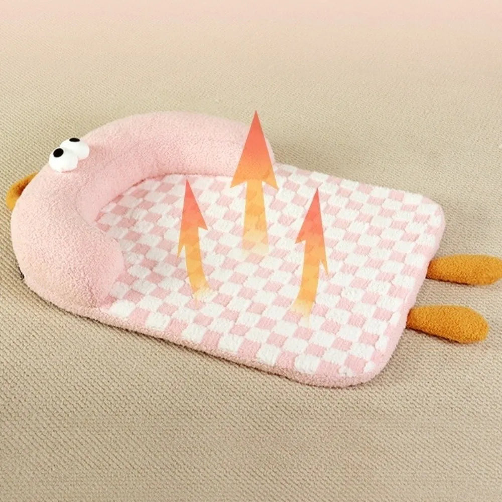 coussin animaux couverture coton carreaux peluche moderne mignon vert blanc orange rose