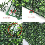 Toile de fond mariage plante artificielle