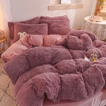 Housse de couette Queen 220x240cm pliée montrant sa taille