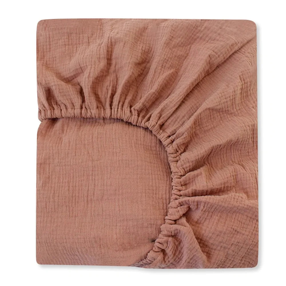 drap housse lit bébé coton polyester 130x70cm uni beige clair moderne ans
