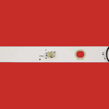 barre lumineuse led blanc rouge industrielle 801mm leds connecteur eléctrique