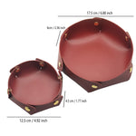 coasters cuir pliables multi usages modernes rose pâle rouge noir vert gris orange dorés
