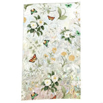 film décoratif fenêtre fleurs feuilles papillons moderne vert blanc jaune marron opacité adhésif