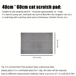 tapis grattage chat tissu texture moderne beige clair polyester lavable protection meubles