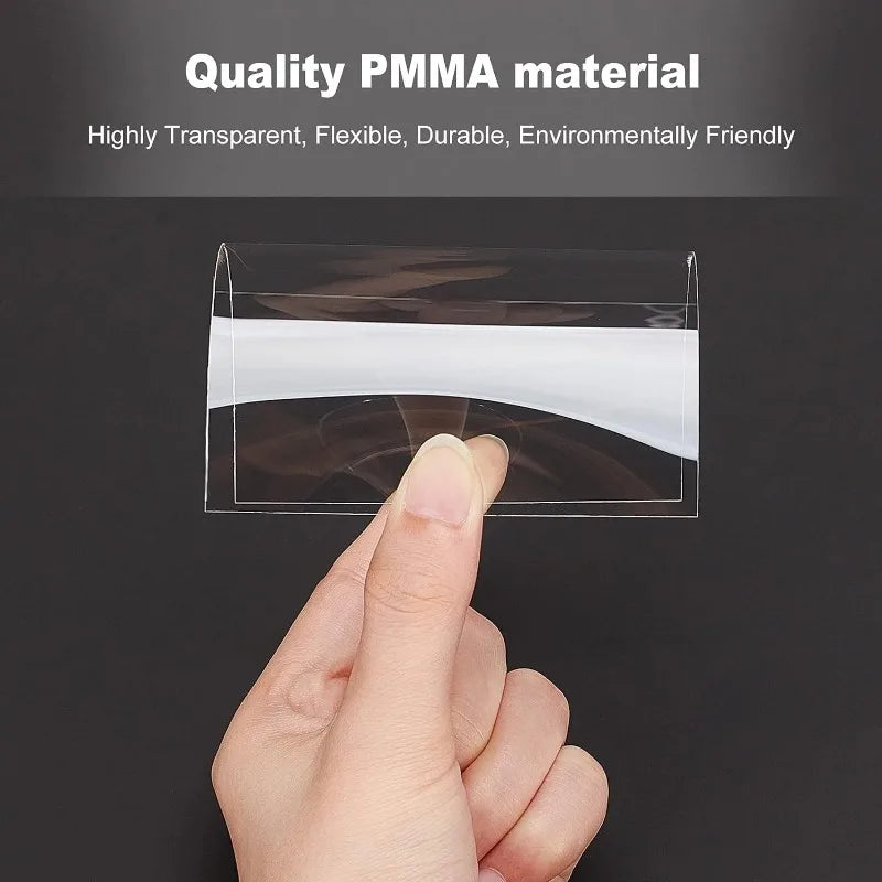 feuilles protection photo transparentes adhésives modernes 3.46 5.03 inches double face acrylique trés transparentes