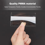 feuilles protection photo transparentes adhésives modernes 3.46 5.03 inches double face acrylique trés transparentes